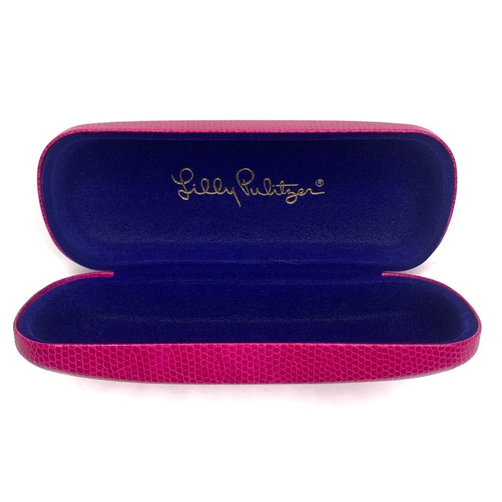Lilly Pulitzer Eye Glasses Sunglasses Hard Case Pink - Picture 3 of 3